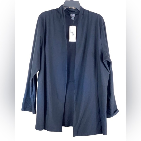 NWT Eileen Fisher High back long jacket. Size 2X - Picture 1 of 10